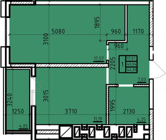 44 м², 2-комнатная квартира 5 300 000 ₽ - изображение 78