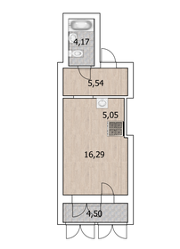 32,3 м², квартира-студия 3 500 000 ₽ - изображение 62