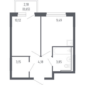 Квартира 21,1 м², студия - изображение 1