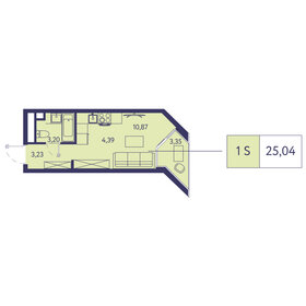 25 м², 1-комнатная квартира 11 268 000 ₽ - изображение 54