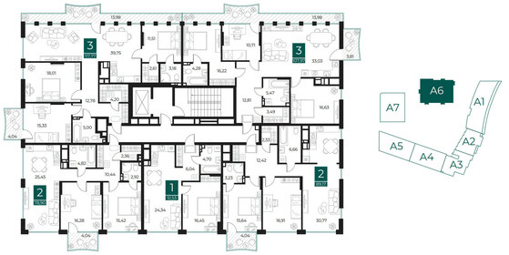 78,1 м², 2-комнатная квартира 12 492 800 ₽ - изображение 24