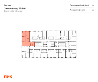 Квартира 79,6 м², 3-комнатная - изображение 2