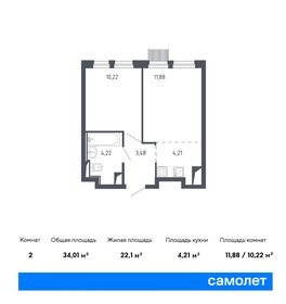 31,9 м², 1-комнатная квартира 10 104 195 ₽ - изображение 18