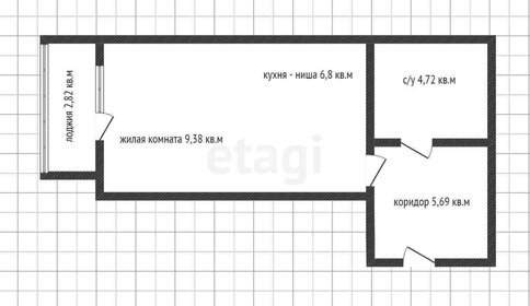 Квартира 26,4 м², студия - изображение 1