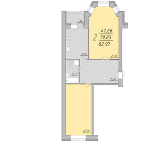 90,2 м², 3-комнатная квартира 9 650 000 ₽ - изображение 126