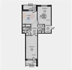 Квартира 52 м², 2-комнатная - изображение 1