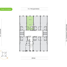 Квартира 66,4 м², 1-комнатная - изображение 4