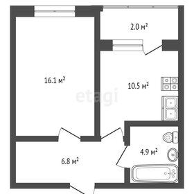 Квартира 41 м², 1-комнатная - изображение 2