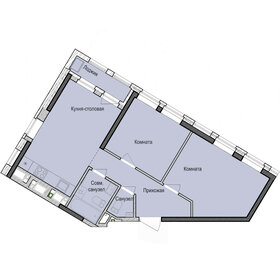 Квартира 54,5 м², 2-комнатная - изображение 1