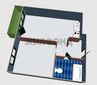 Квартира 44 м², 2-комнатная - изображение 1