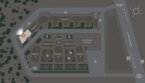 53 м², 2-комнатная квартира 14 500 000 ₽ - изображение 2