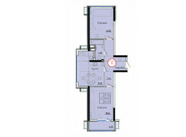 66,6 м², 2-комнатная квартира 6 322 250 ₽ - изображение 19