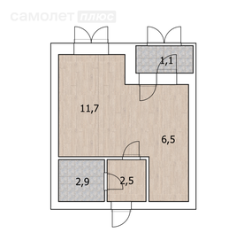 25,5 м², апартаменты-студия 1 770 000 ₽ - изображение 43