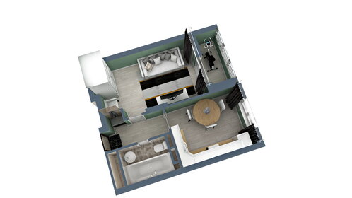 38,3 м², 1-комнатная квартира 3 600 200 ₽ - изображение 79