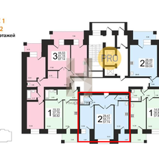 Квартира 57,7 м², 2-комнатная - изображение 2