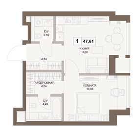 48,3 м², 1-комнатная квартира 27 773 118 ₽ - изображение 61