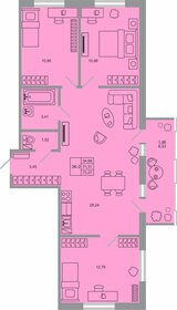 Квартира 72,4 м², 3-комнатная - изображение 1