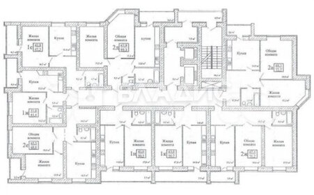 66,2 м², 2-комнатная квартира 7 300 000 ₽ - изображение 55