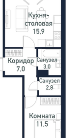 Квартира 40,5 м², 2-комнатная - изображение 1