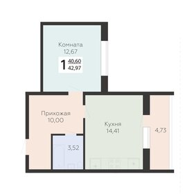44,9 м², 1-комнатная квартира 4 128 148 ₽ - изображение 8