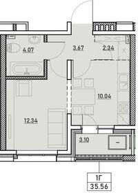 37,3 м², квартира-студия 5 350 000 ₽ - изображение 32