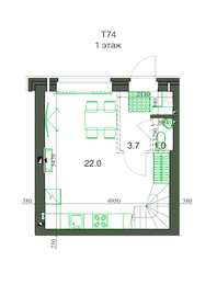 75,2 м², 4-комнатная квартира 6 884 000 ₽ - изображение 43