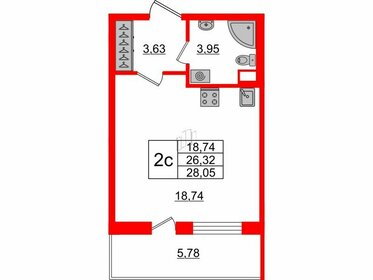 116 м², 3-комнатная квартира 34 180 000 ₽ - изображение 122