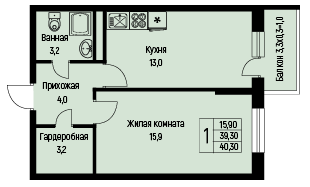 37 м², 1-комнатная квартира 2 999 000 ₽ - изображение 86