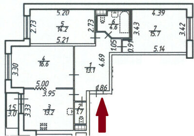 82 м², 3-комнатная квартира 15 980 000 ₽ - изображение 72
