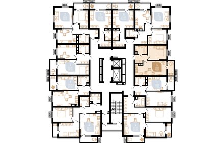 45 м², 1-комнатная квартира 3 500 000 ₽ - изображение 58