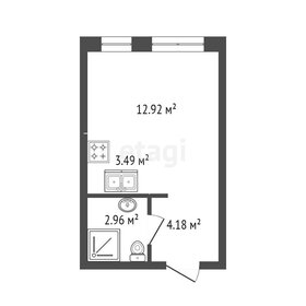 Квартира 23,7 м², студия - изображение 2