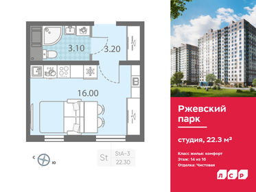 Квартира 22,3 м², студия - изображение 1