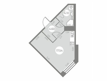 28,6 м², квартира-студия 5 850 000 ₽ - изображение 55