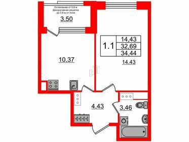 37,9 м², 1-комнатная квартира 10 300 000 ₽ - изображение 126