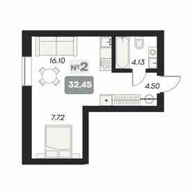 40 м², 2-комнатная квартира 5 600 000 ₽ - изображение 32