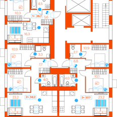 Квартира 90,6 м², 3-комнатная - изображение 2