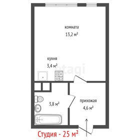 Квартира 25 м², студия - изображение 2