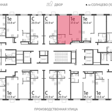 Квартира 37 м², 1-комнатная - изображение 2