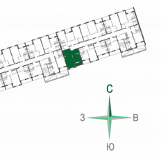 Квартира 39 м², 1-комнатная - изображение 3