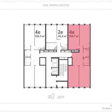 Квартира 109,6 м², 3-комнатная - изображение 2