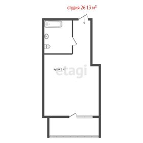 Квартира 26,1 м², студия - изображение 2