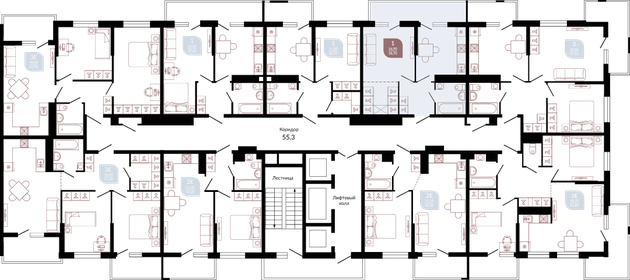 37,2 м², 1-комнатная квартира 6 882 000 ₽ - изображение 22