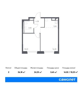 37,5 м², 1-комнатная квартира 6 105 980 ₽ - изображение 8