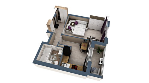 39,3 м², 1-комнатная квартира 3 620 316 ₽ - изображение 66