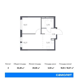 32 м², 2-комнатная квартира 7 200 000 ₽ - изображение 65