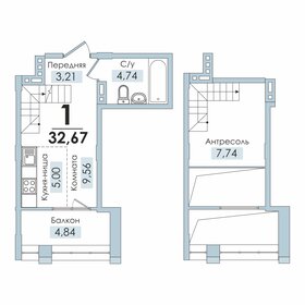 35,2 м², 1-комнатная квартира 2 800 000 ₽ - изображение 116