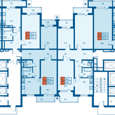 Квартира 64,9 м², 2-комнатная - изображение 3