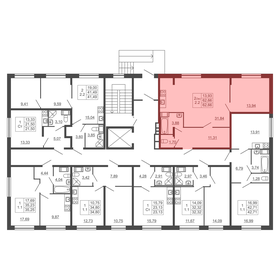 58 м², 2-комнатная квартира 5 990 000 ₽ - изображение 90