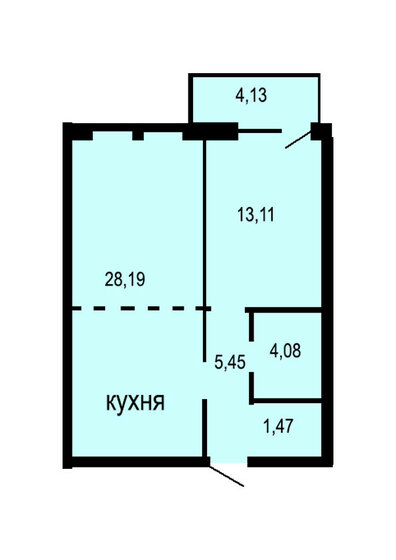 54 м², 2-комнатная квартира 5 250 000 ₽ - изображение 46