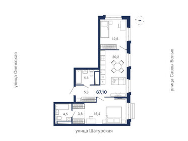 49,1 м², 1-комнатная квартира 7 954 200 ₽ - изображение 28